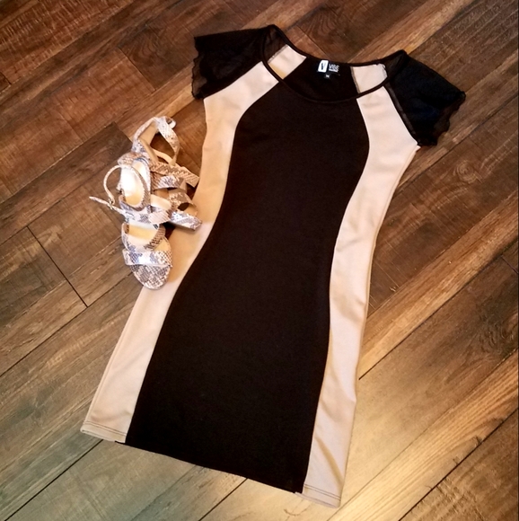 Color blocking cocktail dress - Picture 2 of 8